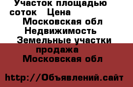 Участок площадью 8 соток › Цена ­ 1 000 000 - Московская обл. Недвижимость » Земельные участки продажа   . Московская обл.